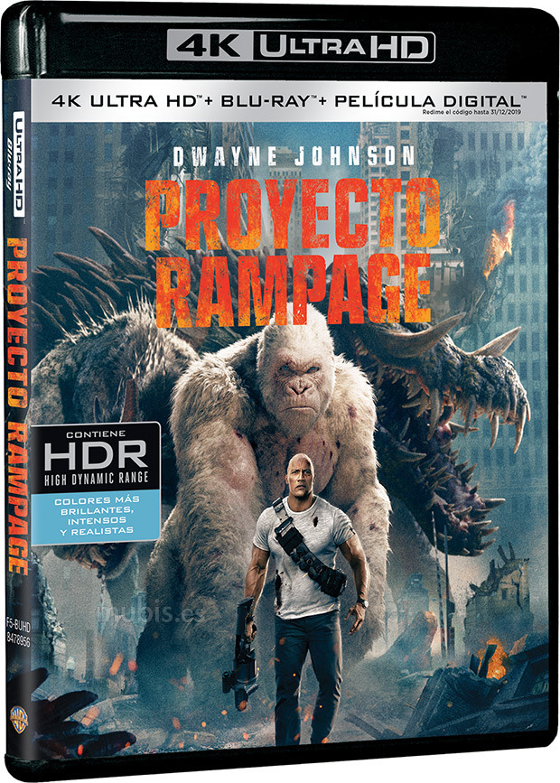 Proyecto Rampage Ultra HD Blu-ray 3