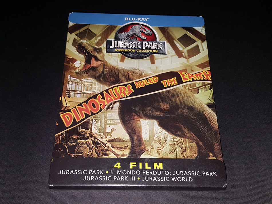 Fotografías del Steelbook de Jurassic Park 25th Anniversary Collection Blu-ray 2