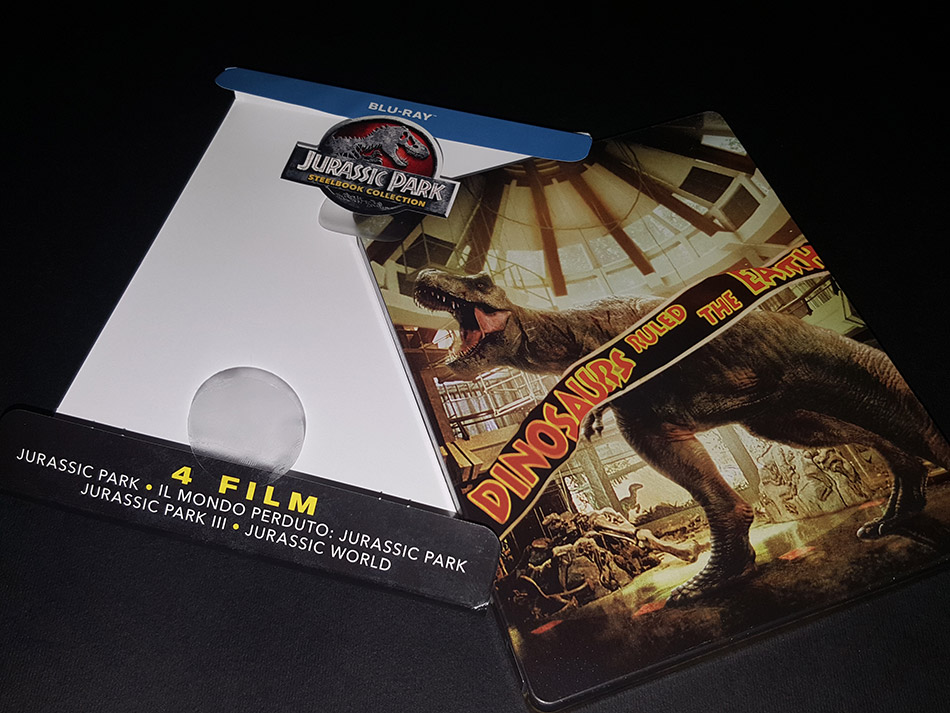 Fotografías del Steelbook de Jurassic Park 25th Anniversary Collection Blu-ray 7