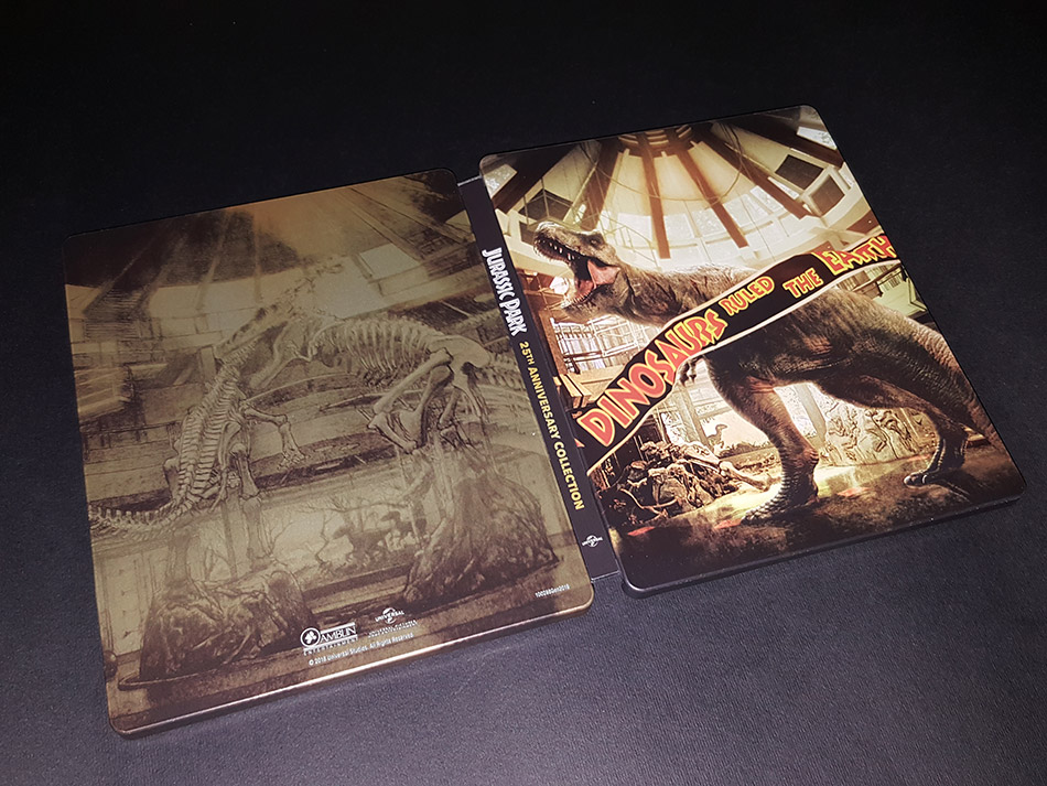 Fotografías del Steelbook de Jurassic Park 25th Anniversary Collection Blu-ray 19