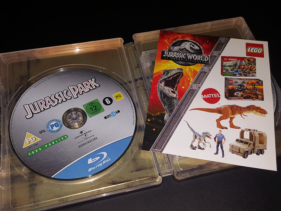 Fotografías del Steelbook de Jurassic Park 25th Anniversary Collection Blu-ray 20