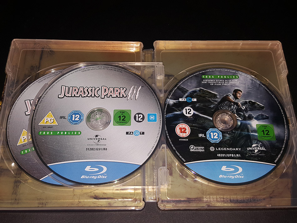Fotografías del Steelbook de Jurassic Park 25th Anniversary Collection Blu-ray 22