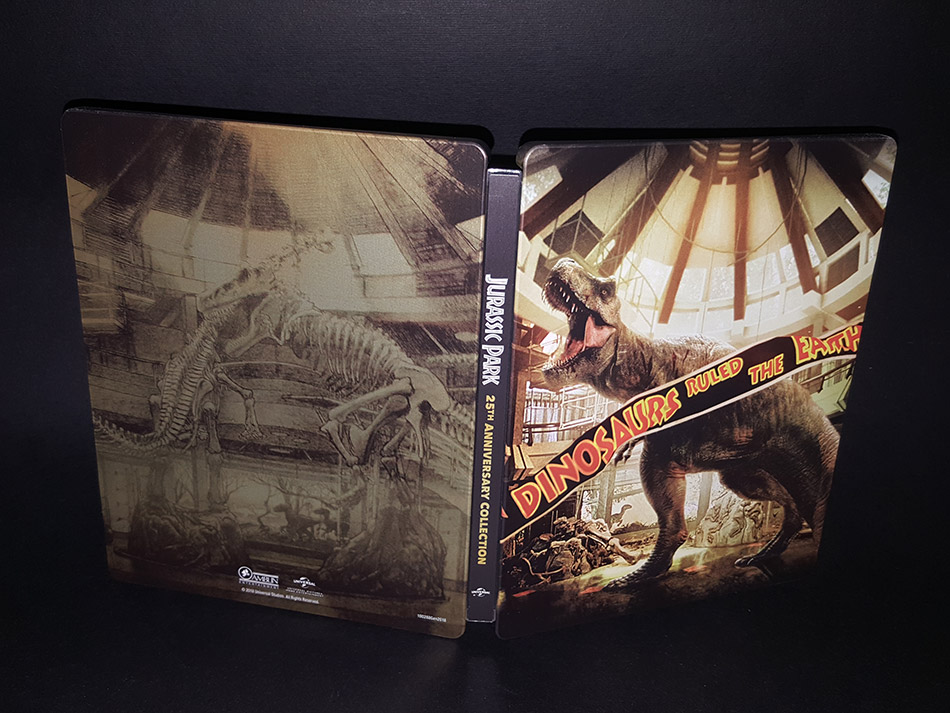 Fotografías del Steelbook de Jurassic Park 25th Anniversary Collection Blu-ray 27