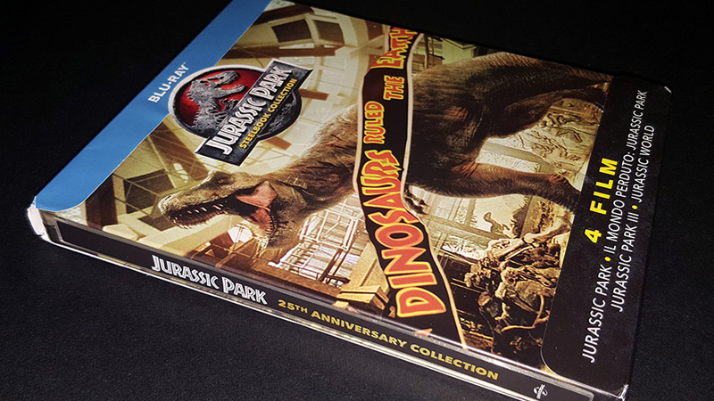 Fotografías del Steelbook Jurassic Park 25th Anniversary Collection Blu-ray (IT)
