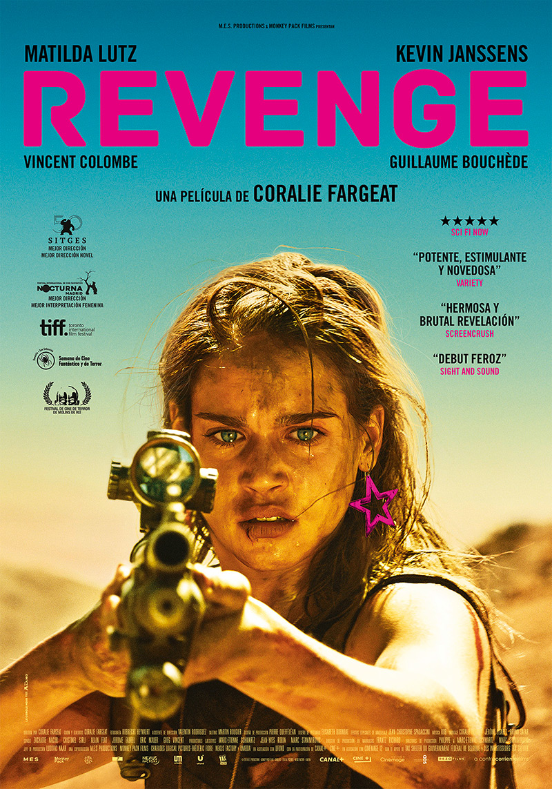 Tráiler y póster de Revenge, la potente ópera prima de Coralie Fargeat