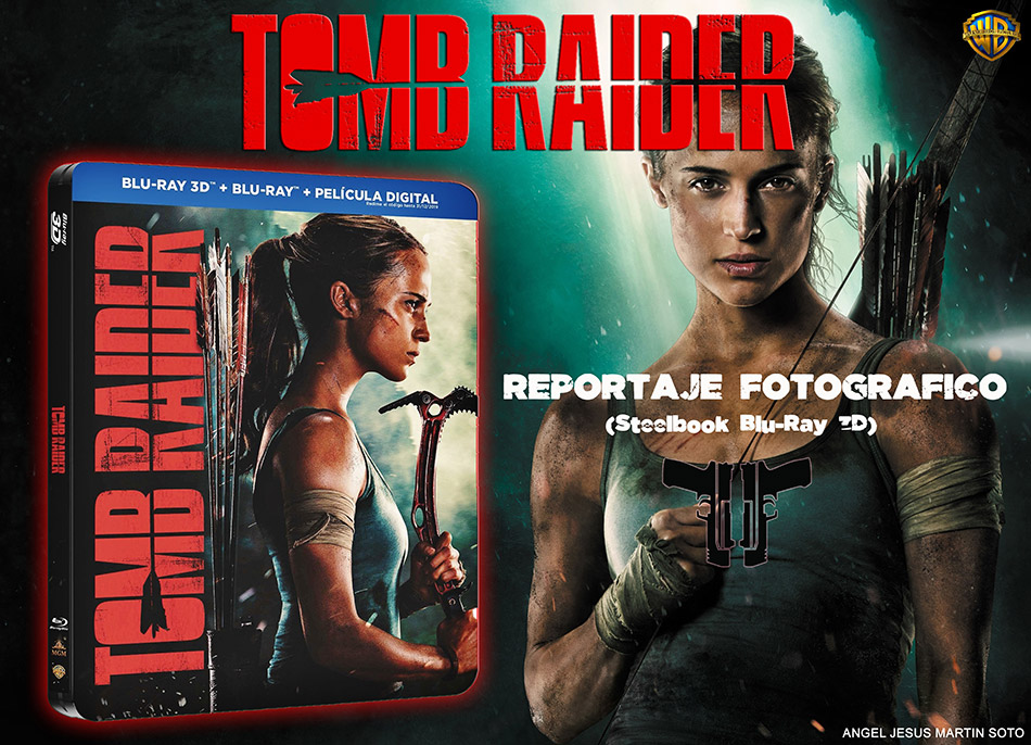 Fotografías del Steelbook de Tomb Raider en Blu-ray 3D y 2D 1