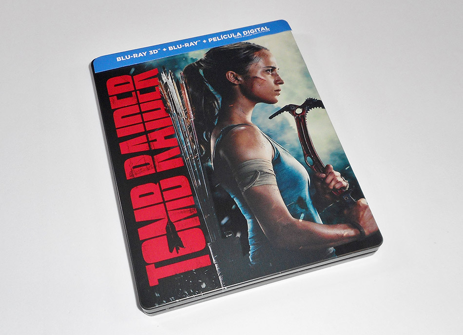 Fotografías del Steelbook de Tomb Raider en Blu-ray 3D y 2D 2