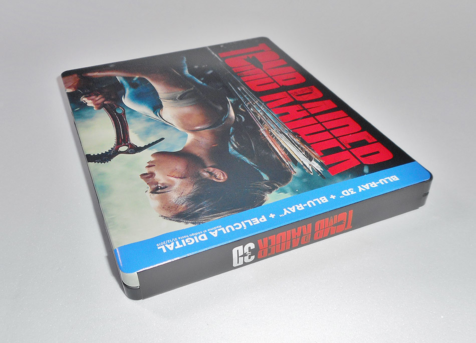 Fotografías del Steelbook de Tomb Raider en Blu-ray 3D y 2D 4