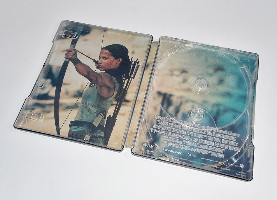 Fotografías del Steelbook de Tomb Raider en Blu-ray 3D y 2D 14