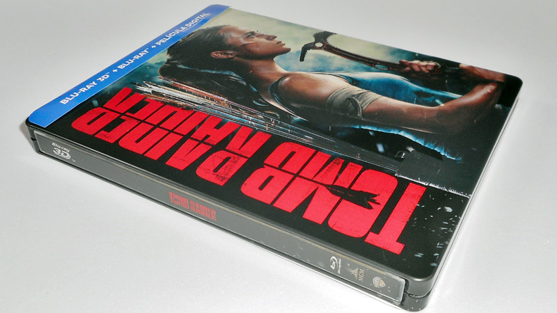 Fotografías del Steelbook de Tomb Raider en Blu-ray 3D y 2D