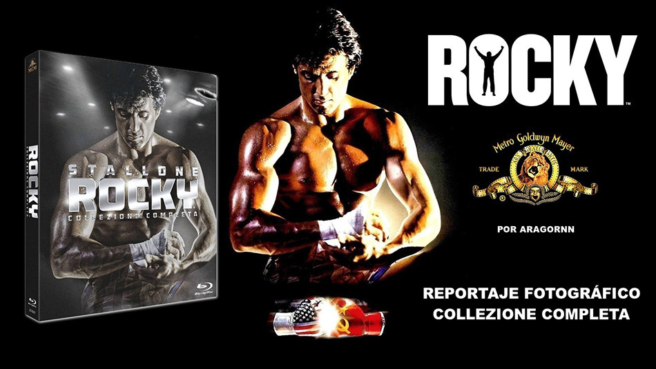 Fotografías de la colección completa de Rocky en Blu-ray (Italia) 1