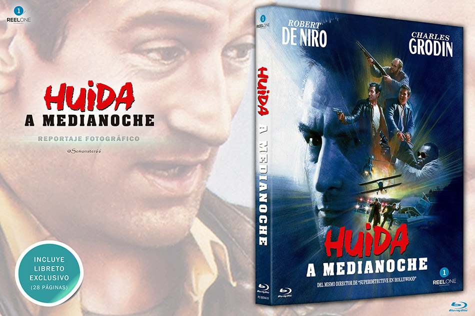 Fotografías del Blu-ray con funda y libreto de Huida a Medianoche 1