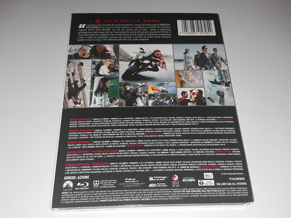 Fotografías del pack Misión: Imposible en Blu-ray (Italia) 9