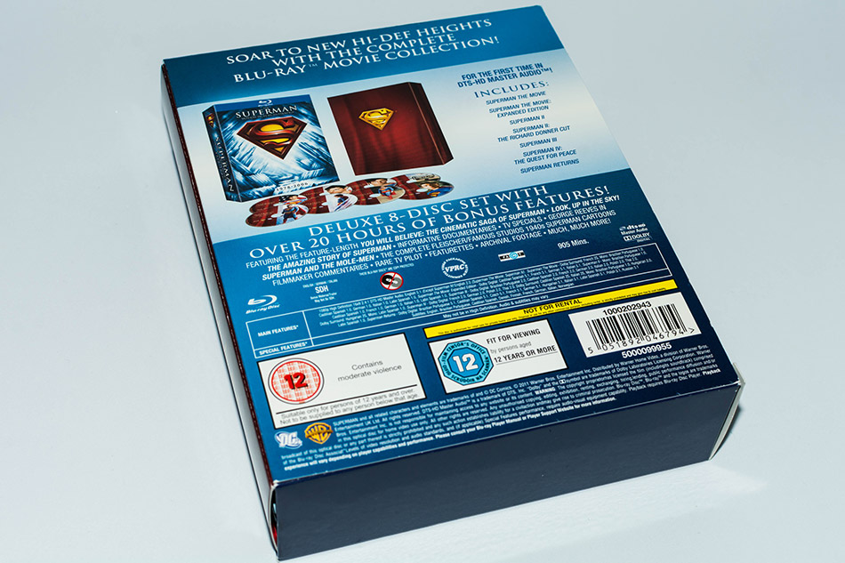 Fotografías del pack Superman Motion Picture Anthology en Blu-ray (UK) 8