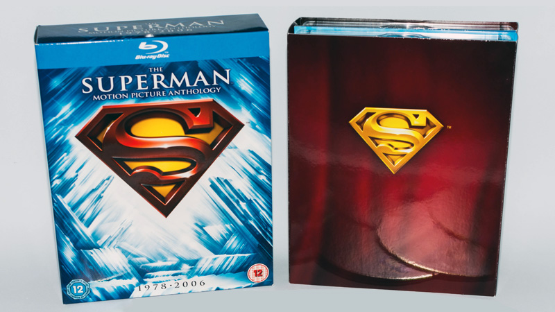 Fotografías del pack Superman Motion Picture Anthology en Blu-ray (UK)