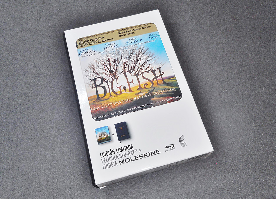 Fotografías de la edición con libreta Moleskine de Big Fish en Blu-ray 2