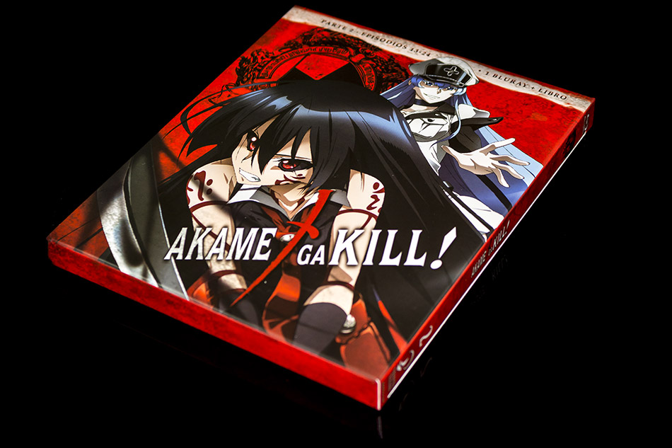 Fotografías de la edición coleccionistas de Akame ga Kill! Parte 2 en Blu-ray