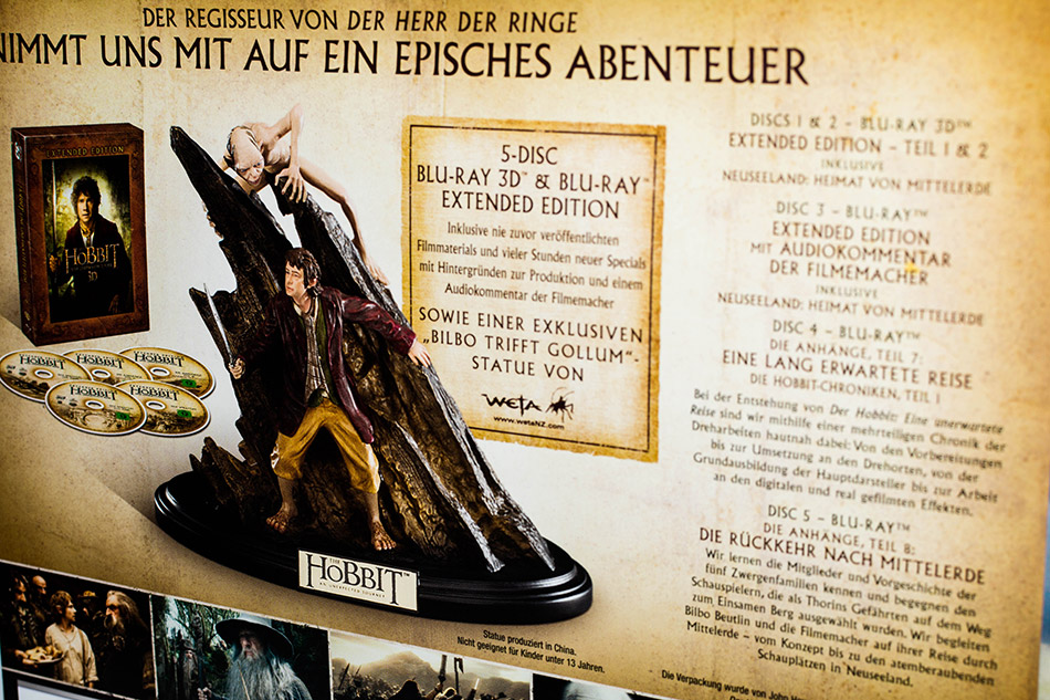 Fotografías de edición coleccionista de El Hobbit: Un Viaje Inesperado en Blu-ray 3D (Alemania) 8