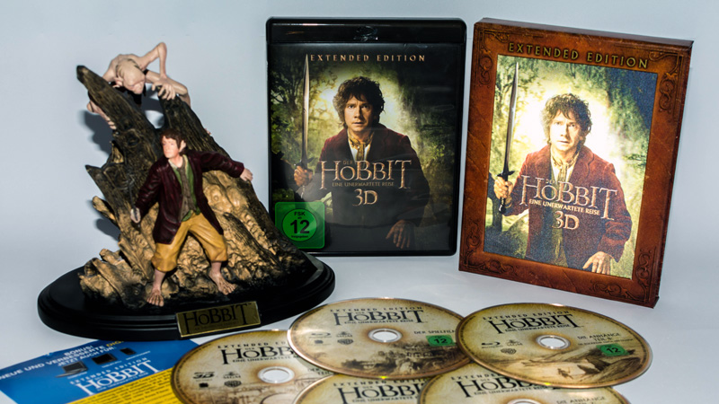 Fotografías de edición coleccionista de El Hobbit: Un Viaje Inesperado en Blu-ray 3D (Alemania)