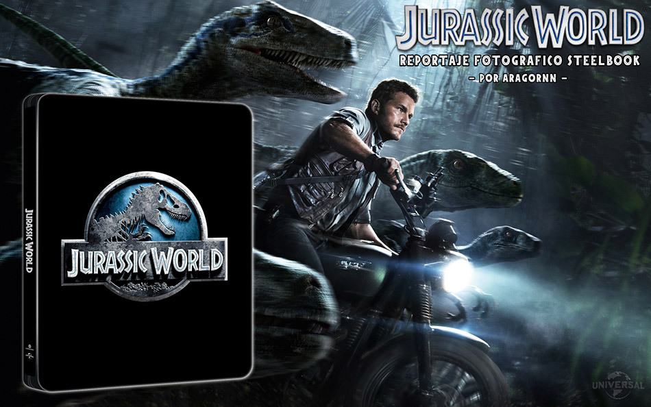 Fotografías del Steelbook de Jurassic World en Blu-ray (Italia) 1