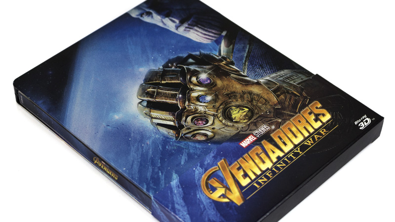 Fotografías del Steelbook de Vengadores: Infinity War en Blu-ray 3D y 2D