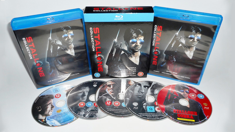 Fotografías del pack Stallone Collection en Blu-ray (UK)