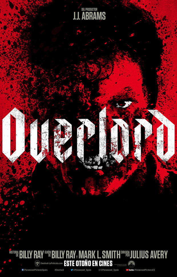 Póster de Overlord, producida por J. J. Abrams