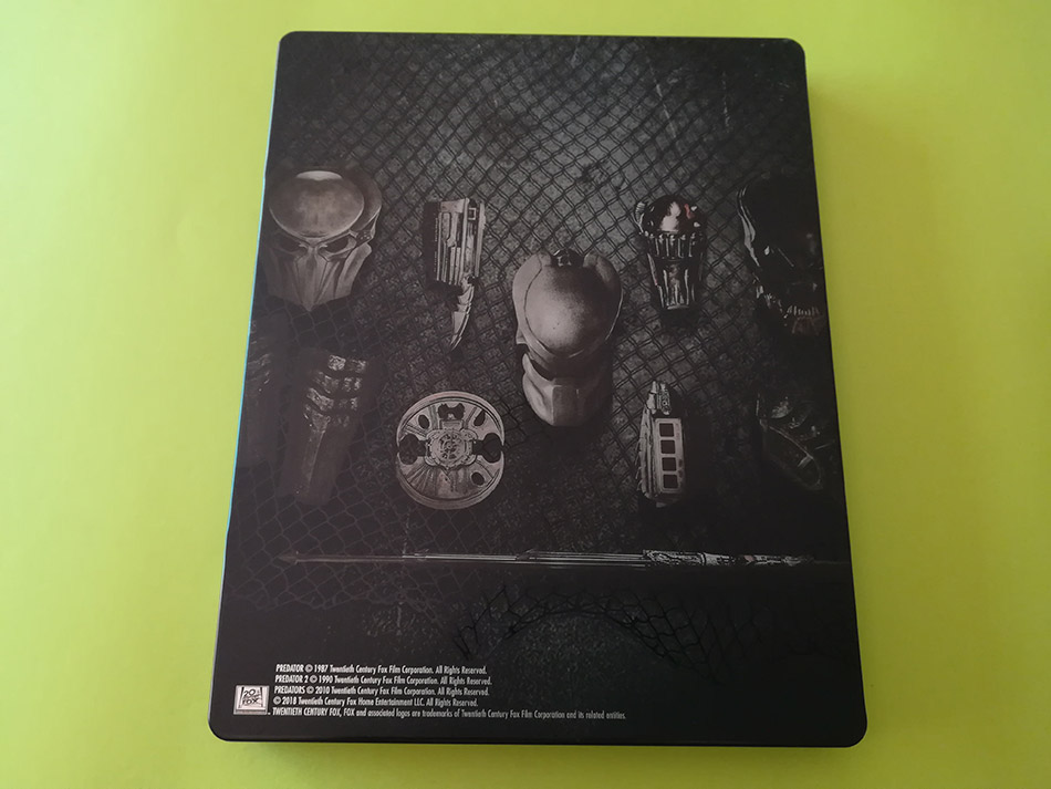 Fotografías del Steelbook con la Trilogía Predator en Blu-ray 8