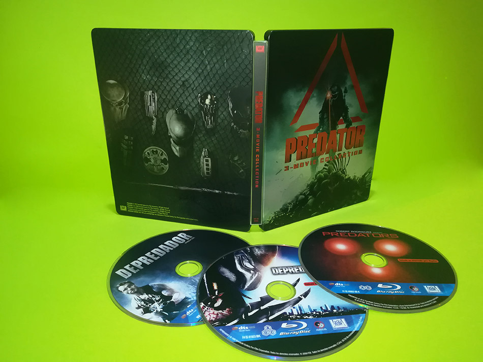 Fotografías del Steelbook con la Trilogía Predator en Blu-ray 15