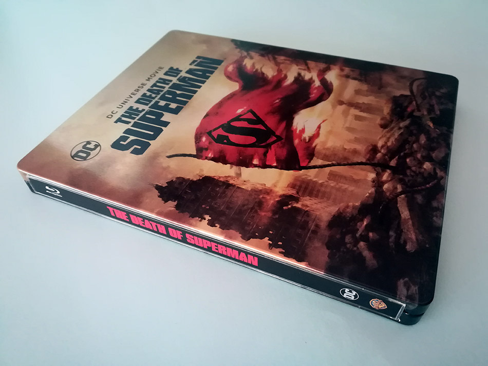 Fotografías del Steelbook de La Muerte de Superman en Blu-ray (Francia) 6