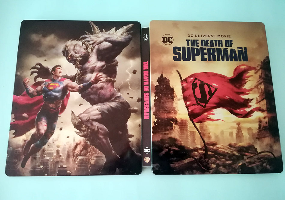 Fotografías del Steelbook de La Muerte de Superman en Blu-ray (Francia) 10