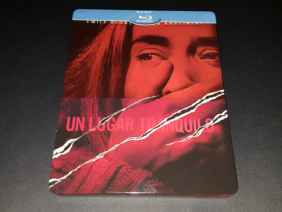 Fotografías del Steelbook con libreto de Un Lugar Tranquilo en Blu-ray 4