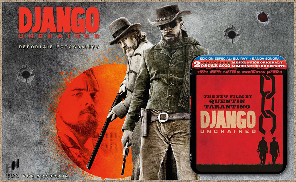 Fotografías del Steelbook de Django Desencadenado en Blu-ray con BSO 1
