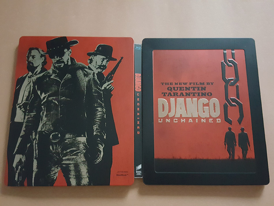 Fotografías del Steelbook de Django Desencadenado en Blu-ray con BSO 19