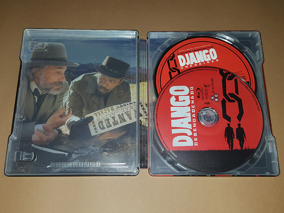 Fotografías del Steelbook de Django Desencadenado en Blu-ray con BSO 22