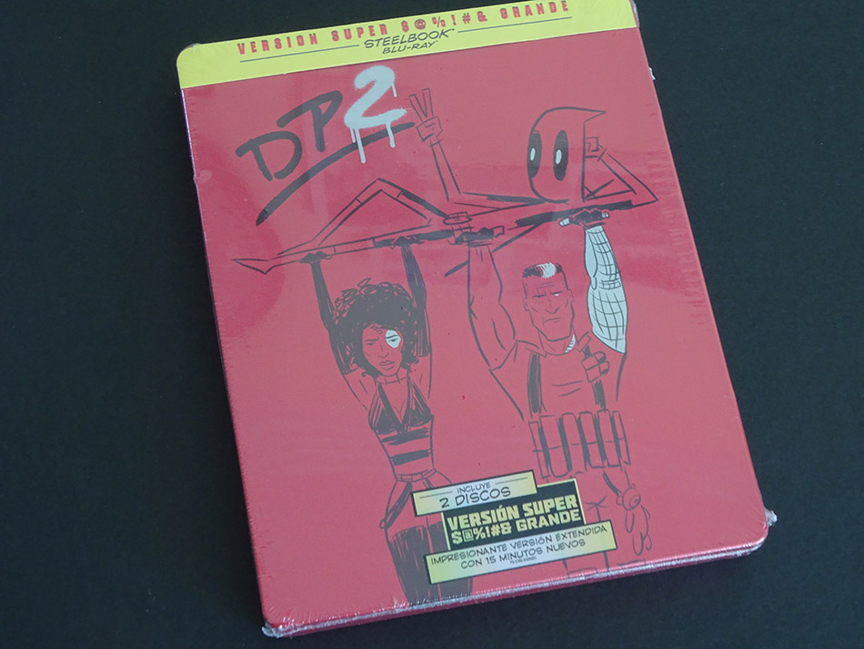 Fotografías del Steelbook de Deadpool 2 en Blu-ray 1