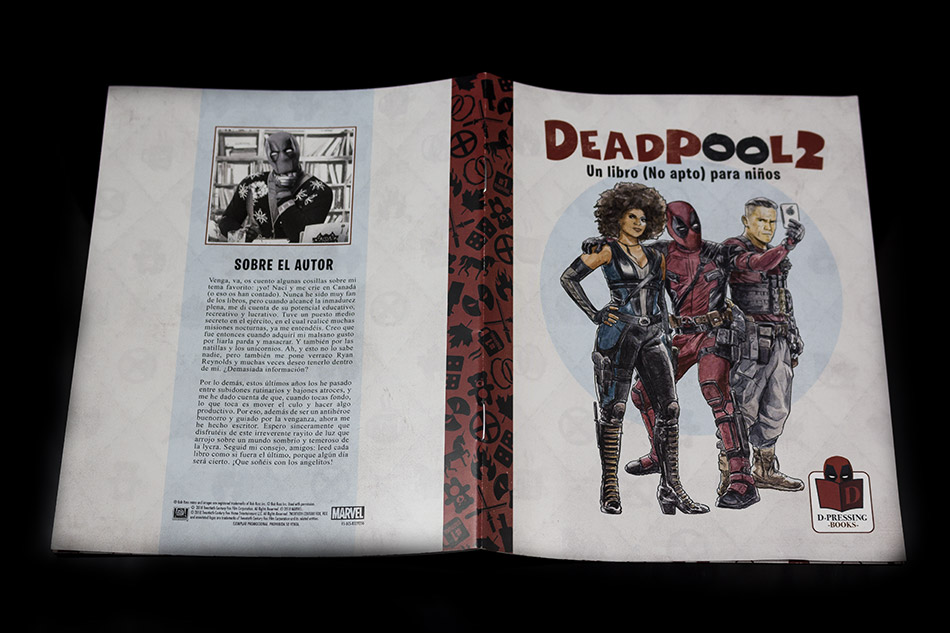 Fotografías de la edición libro de Deadpool 2 en Blu-ray 10