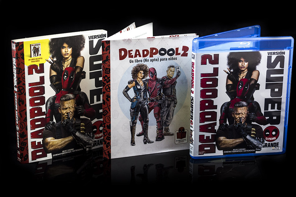Fotografías de la edición libro de Deadpool 2 en Blu-ray 18