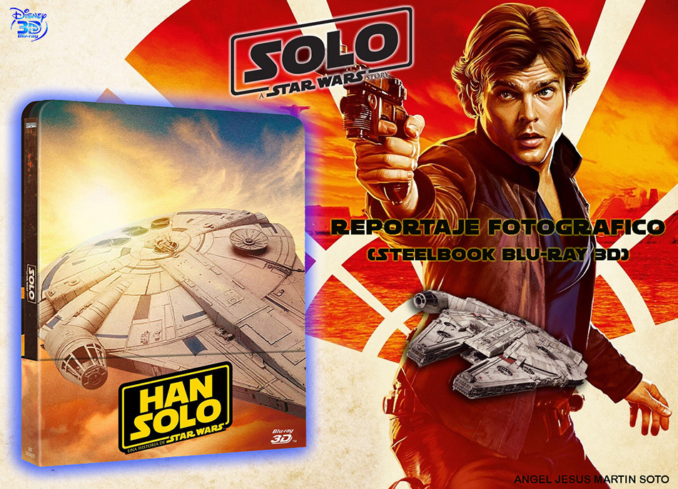 Fotografías del Steelbook de Han Solo: Una Historia de Star Wars en Blu-ray 3D y 2D 1