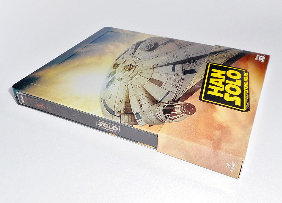 Fotografías del Steelbook de Han Solo: Una Historia de Star Wars en Blu-ray 3D y 2D 3