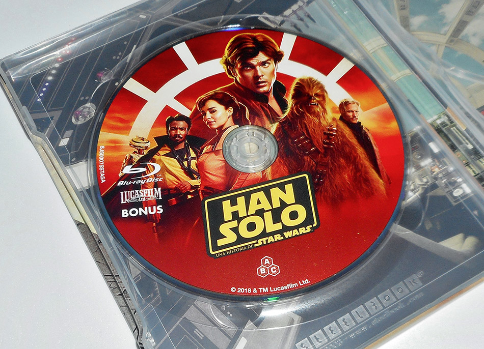 Fotografías del Steelbook de Han Solo: Una Historia de Star Wars en Blu-ray 3D y 2D 12