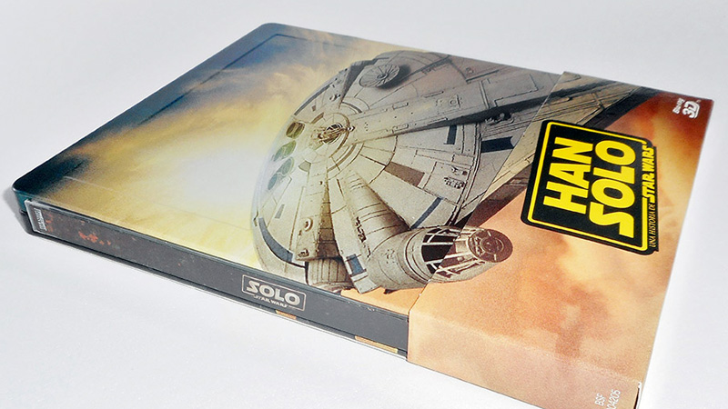Fotografías del Steelbook de Han Solo: Una Historia de Star Wars en Blu-ray 3D y 2D