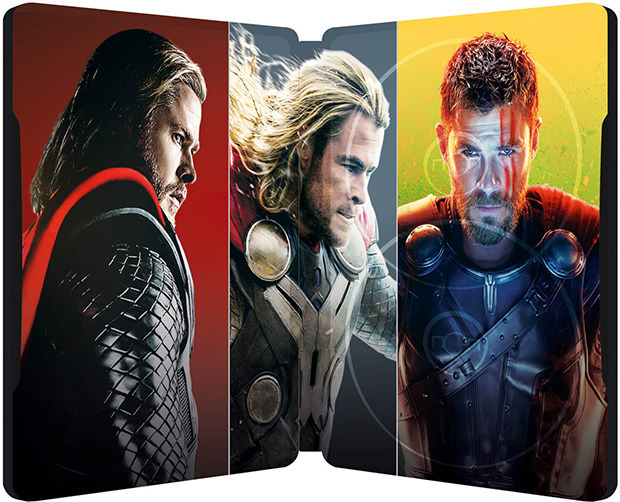 Pack Thor + Thor: El Mundo Oscuro + Thor: Ragnarok - Edición Metálica Blu-ray 9