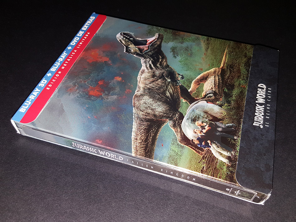  Fotografías del Steelbook de Jurassic World: El Reino Caído en Blu-ray 3D y 2D 7