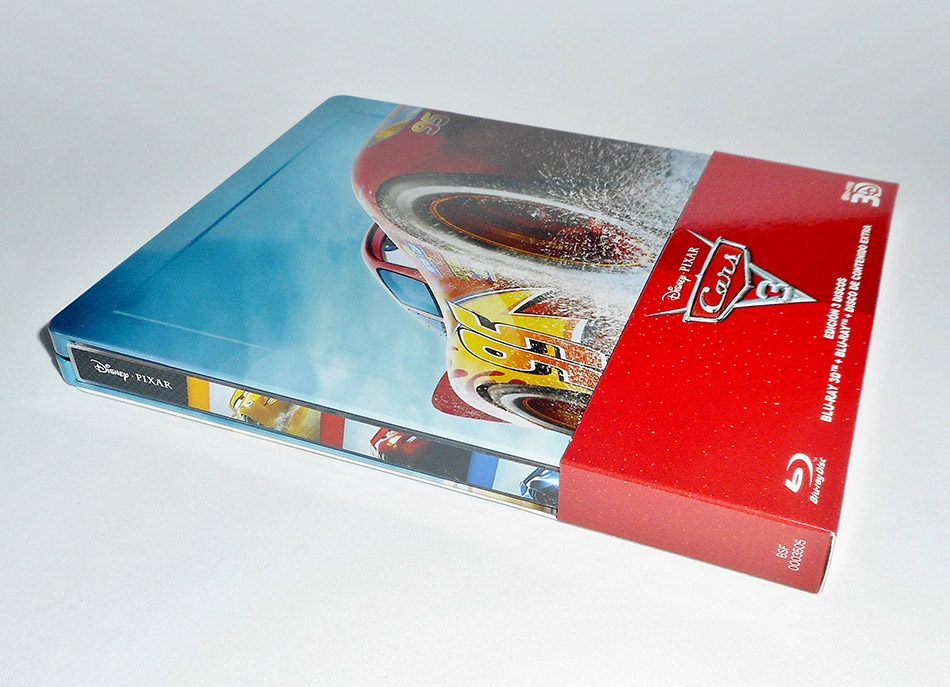 Fotografías del Steelbook de Cars 3 en Blu-ray 3D y 2D 3