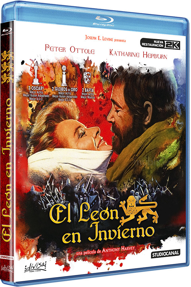 Anuncio oficial del Blu-ray de El León en Invierno 1