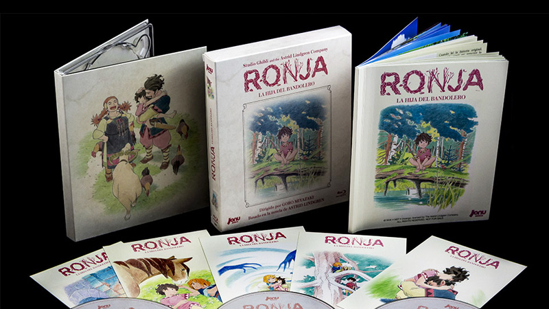Fotografías del Digipak de Ronja, La Hija del Bandolero en Blu-ray