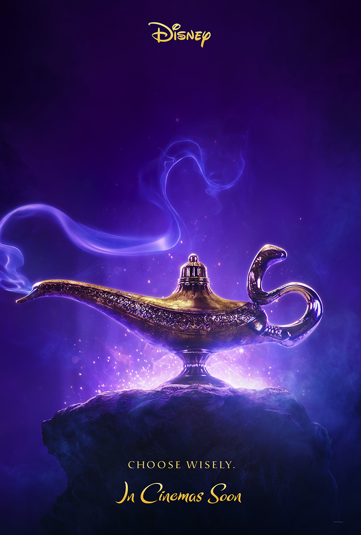 Teaser tráiler y póster de Aladdin, el remake de acción real de Disney