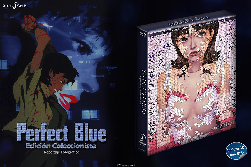 Fotografías de la edición coleccionista de Perfect Blue en Blu-ray 1