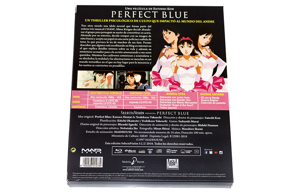 Fotografías de la edición coleccionista de Perfect Blue en Blu-ray 7